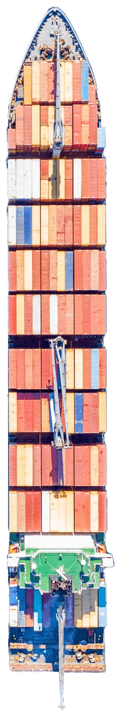 Ship loaded with containers